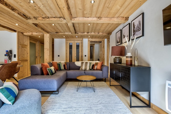 Stijlvol appartement in Chamonix met uitzicht op Mont Blanc, vlakbij de piste - thumbnail 6