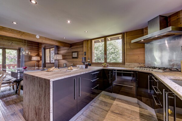 Luxe chalet Sauberands in Chamonix met 6 slaapkamers en Mont Blanc uitzicht - thumbnail 4