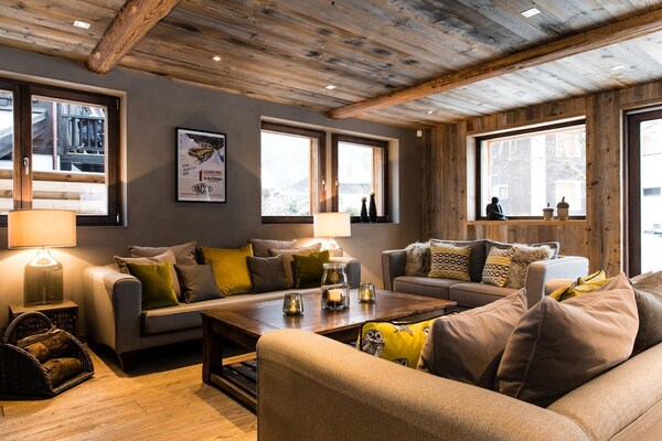 Chalet Seren: Elegant toevluchtsoord voor 10 personen aan de golfbaan van Chamonix - thumbnail 2