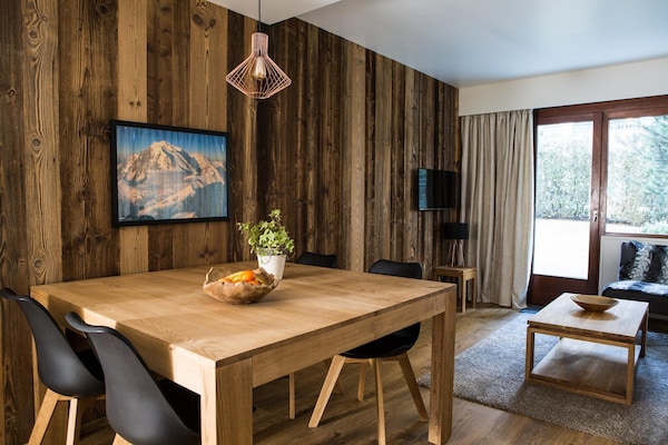 Aan de piste: Elegant appartement in centrum Chamonix-Mont-Blanc - thumbnail 5