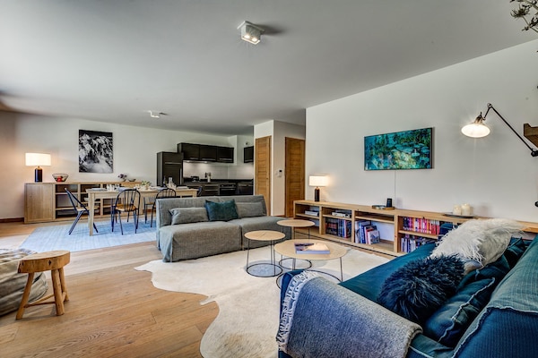 Luxe appartement aan de golfbaan met Mont Blanc uitzicht in Chamonix - thumbnail 2