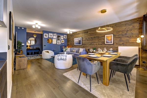White Pearl A04: Luxe appartement in hartje Chamonix met ski-in comfort - thumbnail 5