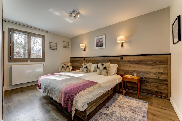 White Pearl A04: Luxe appartement in hartje Chamonix met ski-in comfort - thumbnail 4