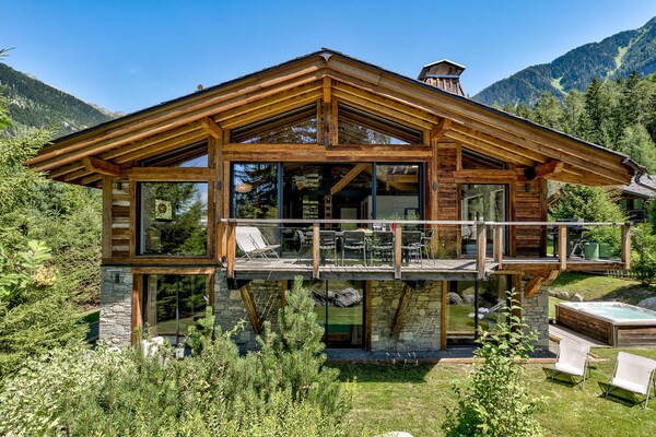 Chalet Black Stone: Luxe aan de golfbaan met privézwembad, 10 meter van de piste - thumbnail 6