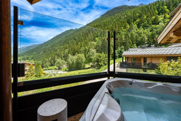 Chalet Silver Forest: 10-persoons luxe met privézwembad en sauna nabij Chamonix - thumbnail 5