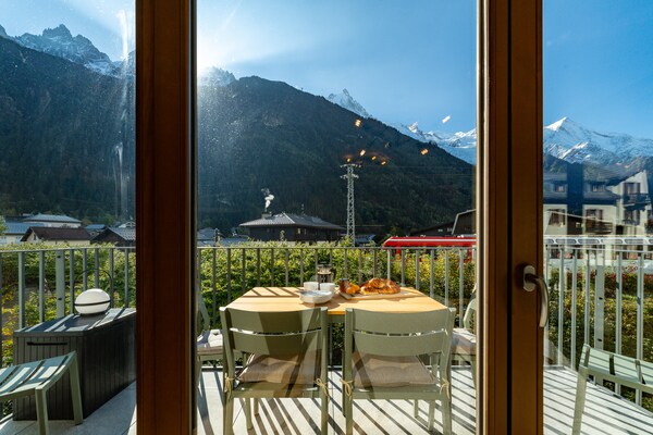 Blanc Mont Blanc 303: Modern appartement met Mont Blanc-uitzicht in hartje Chamonix - thumbnail 6