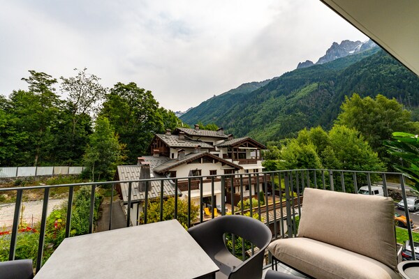 Modern appartement in Chamonix met panoramisch uitzicht op de Mont Blanc - thumbnail 5