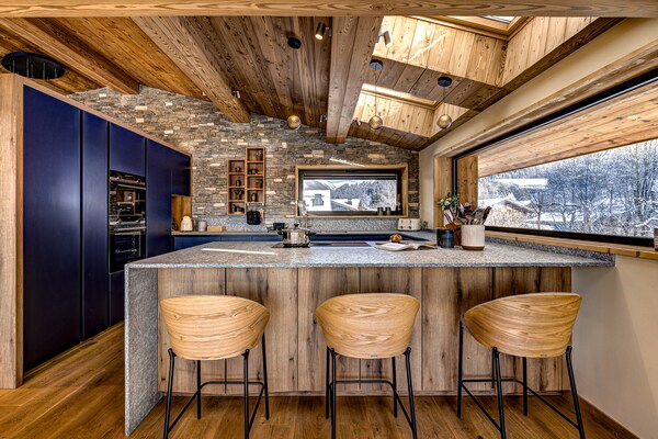 Chalet Josephine: 14-persoons chalet aan de golfbaan met sauna en Mont Blanc zicht - thumbnail 6