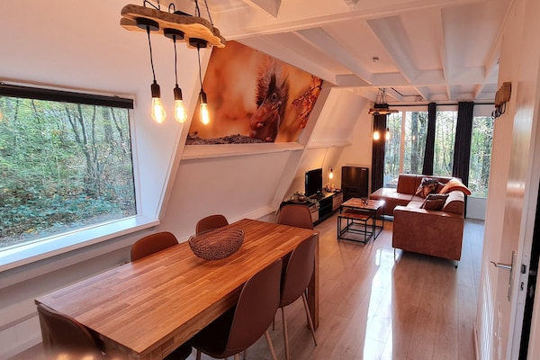 Gerenoveerd chalet voor 5 personen aan de golfbaan in het bos bij Durbuy - thumbnail 2