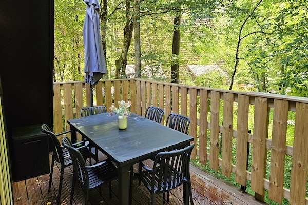 5-persoons chalet met privéterras in het groene hart bij Durbuy - thumbnail 2
