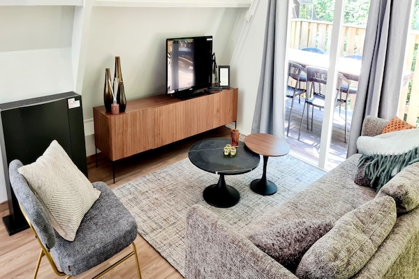 Knus chalet voor 5 aan de bosrand van Durbuy met zwembad - thumbnail 2
