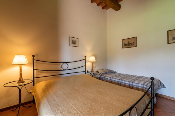Knus appartement in Laterina met gedeeld zwembad en tuin - thumbnail 5