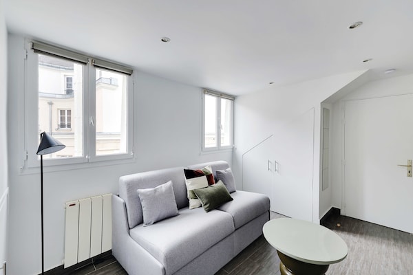 Compacte studio in hartje 2e arrondissement, vlakbij Marais en Les Halles - thumbnail 2