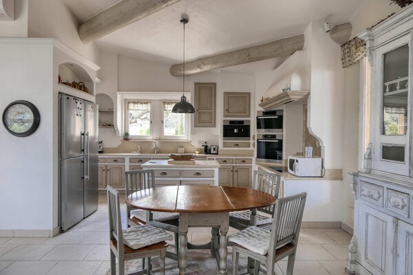 Villa Maquis in Goult: privézwembad en panoramisch uitzicht op de Luberon - thumbnail 3