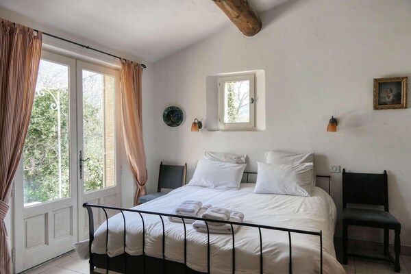 Villa Maquis in Goult: privézwembad en panoramisch uitzicht op de Luberon - thumbnail 4