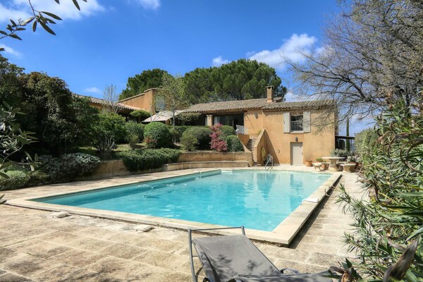 Villa Maquis in Goult: privézwembad en panoramisch uitzicht op de Luberon - thumbnail 1