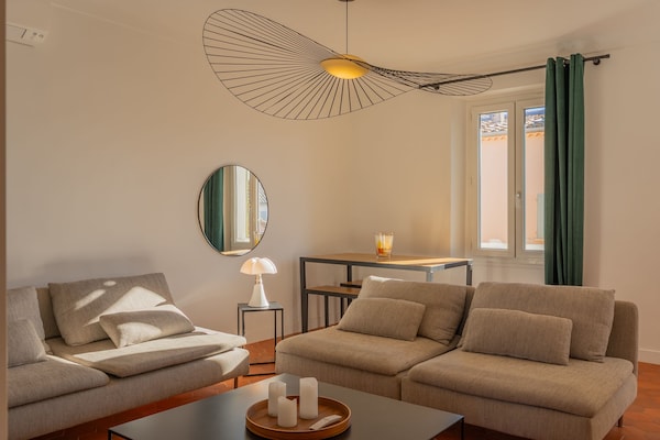 Licht appartement met airconditioning in hartje Saint-Tropez - thumbnail 3