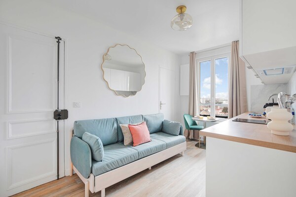 Licht en modern appartement voor 2 personen in Ivry-sur-Seine - thumbnail 4