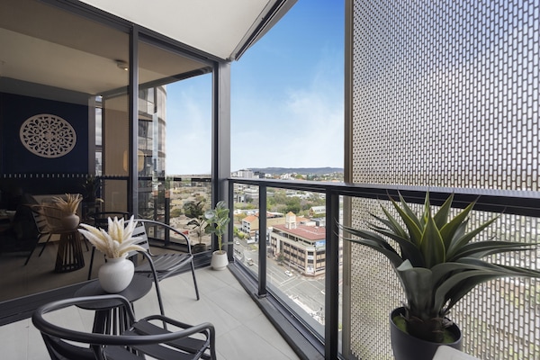Licht appartement met balkon in bruisend Fortitude Valley, vlakbij openbaar vervoer - thumbnail 3