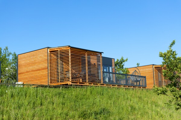 Wellness stacaravan voor 5 aan de golfbaan in Beiers Bayerbach - thumbnail 3