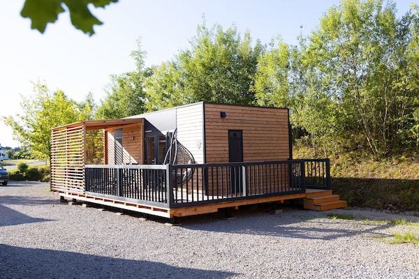 Wellness stacaravan voor 5 aan de golfbaan in Beiers Bayerbach - thumbnail 4