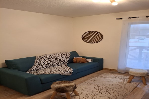 Centraal gelegen appartement aan de piste in Allos voor 5 personen - thumbnail 1