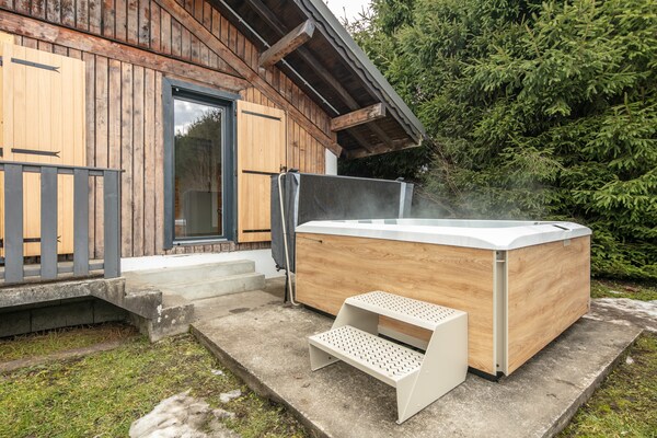 Chalet Les Marmottes: 8-persoons chalet met jacuzzi op 50m van het meer - thumbnail 6