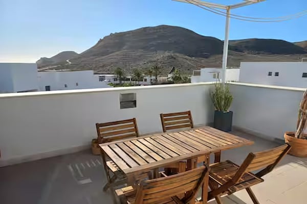 Licht appartement op 500m van strand met zwembad & uitzicht op Cabo de Gata - thumbnail 6