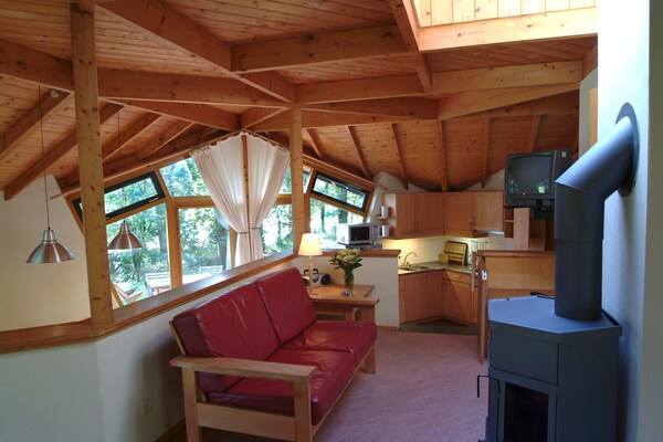 Eco-bosretraite voor 8 personen op Vakantiepark Herperduin - thumbnail 4