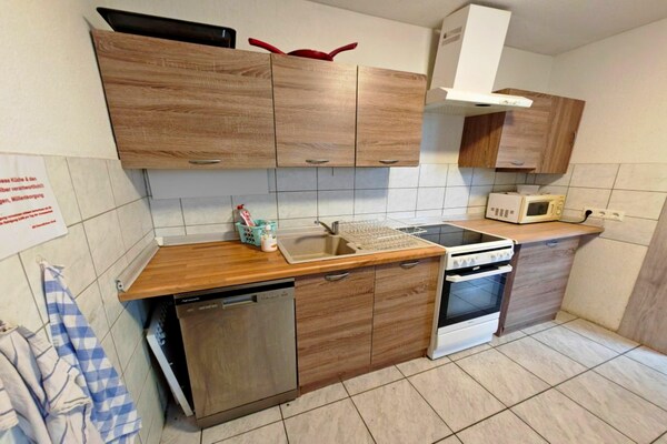 Rustiek appartement in Oderbruch met tuin en ontbijtoptie - thumbnail 4