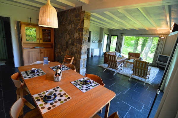 6-persoons chalet met panoramisch uitzicht in Humain - thumbnail 4