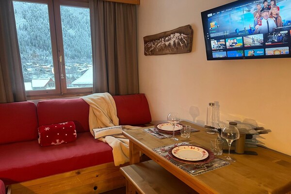 Champagne Powder: Modern appartement met Mont Blanc-uitzicht in Chamonix - thumbnail 6
