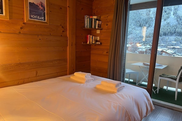 Champagne Powder: Modern appartement met Mont Blanc-uitzicht in Chamonix - thumbnail 4