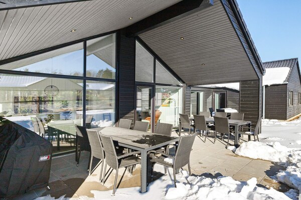Golfvilla voor 20 personen bij Glesborg, 900m van zee - thumbnail 1