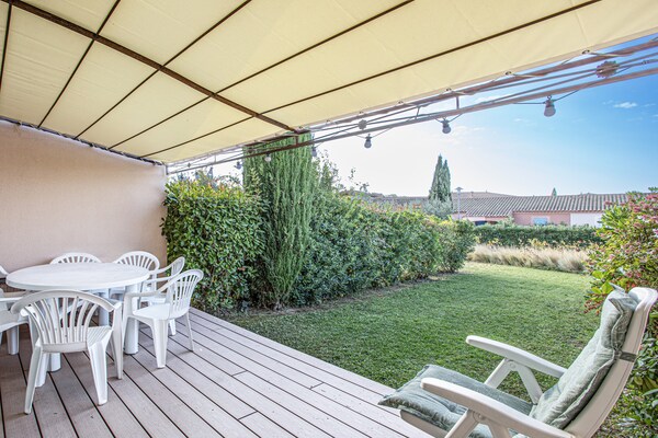 Ruime villa voor 6 personen met tuin aan het Canal du Midi in Homps - thumbnail 6