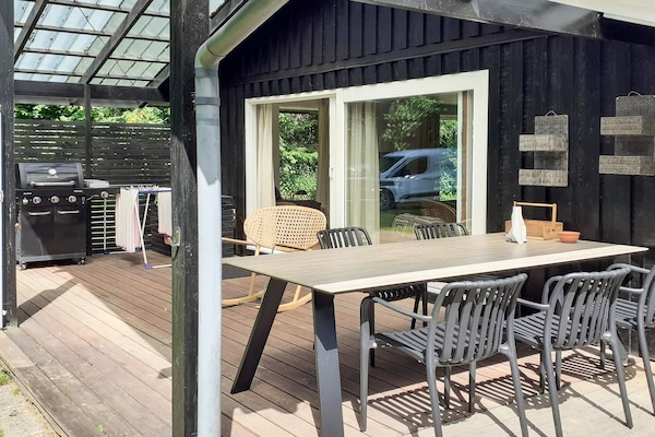 Vakantiehuis in Roslev met sauna, whirlpool en grote tuin - thumbnail 2