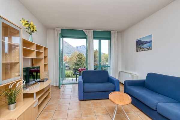 Licht appartement met bergzicht in Porlezza aan het Lugano-meer - thumbnail 4