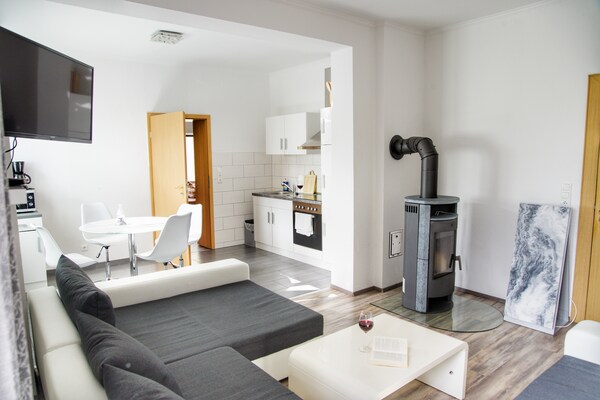 Ruim appartement voor 10 personen in Mönkebude, vlakbij zee en bos - thumbnail 3