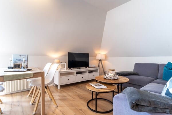 Modern appartement met balkon, wifi en hond nabij strand St. Peter-Ording - thumbnail 2