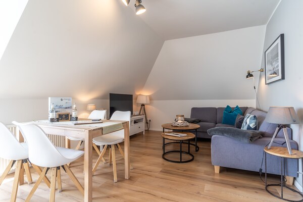 Modern appartement met balkon, wifi en hond nabij strand St. Peter-Ording - thumbnail 6
