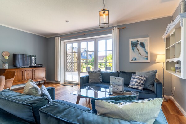 Stijlvol appartement met balkon, hond toegestaan, op 600m van het strand - thumbnail 2