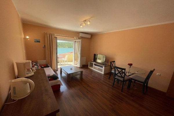 Op 300 m van het strand: appartement met privézwembad in Obrovac - thumbnail 2