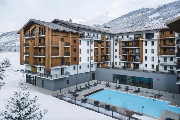 Serra Neva S6: 6-persoons appartement met balkon, zwembad en uitzicht op de Alpen - thumbnail 3