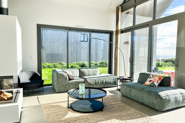 Op 300 m van het strand: Moderne architectenvilla in Le Conquet - thumbnail 4