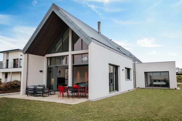 Op 300 m van het strand: Moderne architectenvilla in Le Conquet - thumbnail 2