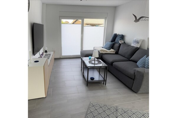 Moderne bungalow Königskrabbe op 1 km van strand Dornumersiel - thumbnail 2