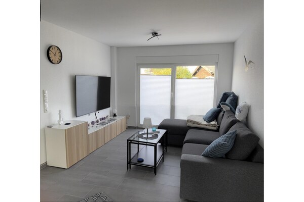 Moderne bungalow Königskrabbe op 1 km van strand Dornumersiel - thumbnail 3