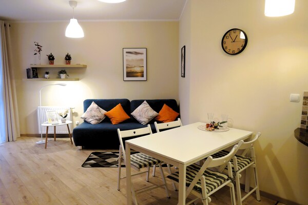 Zonnig appartement op 1,1 km van strand in Świnoujście met balkon - thumbnail 2