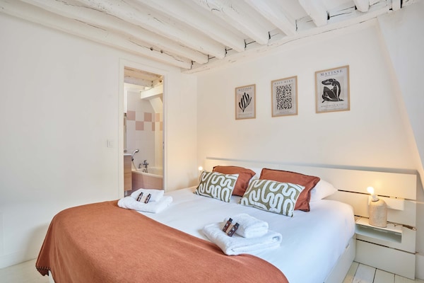 Elegant appartement in 1e arrondissement, 2 min van het Louvre - thumbnail 3