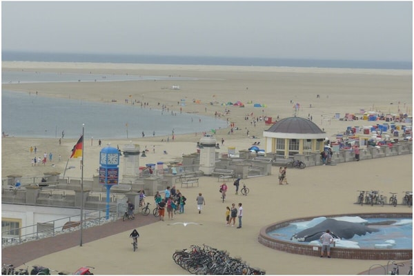 Modern appartement met panoramisch uitzicht op Borkum, 100m van het centrum - thumbnail 2